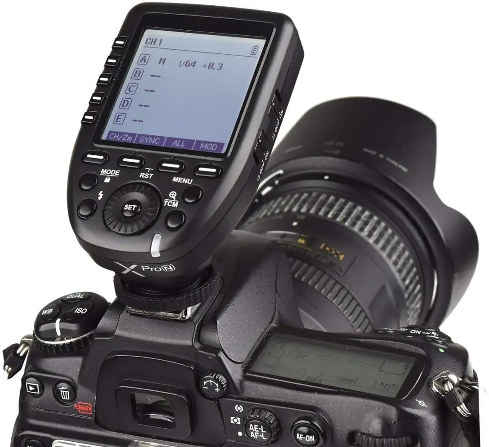 Godox Xpro-N TTL беспроводной триггерный передатчик вспышки для Nikon 1/8000s HSS