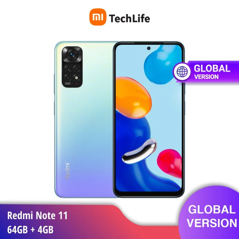 Смартфон Xiaomi Redmi Note 11 LTE (новый и запечатанный) 90 Гц AMOLED Pioneer | Быстрая зарядка 33 Вт Pro
