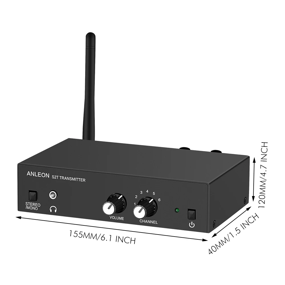 2020 для ANLEON S2 UHF стерео Беспроводная система монитора 863 865MHZ 100 240V Профессиональный