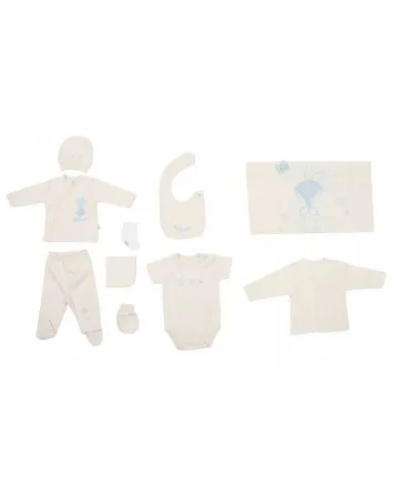 BİBABY ORGANİK YENİ DOĞAN SETİ MAVİ PRİNCE| |