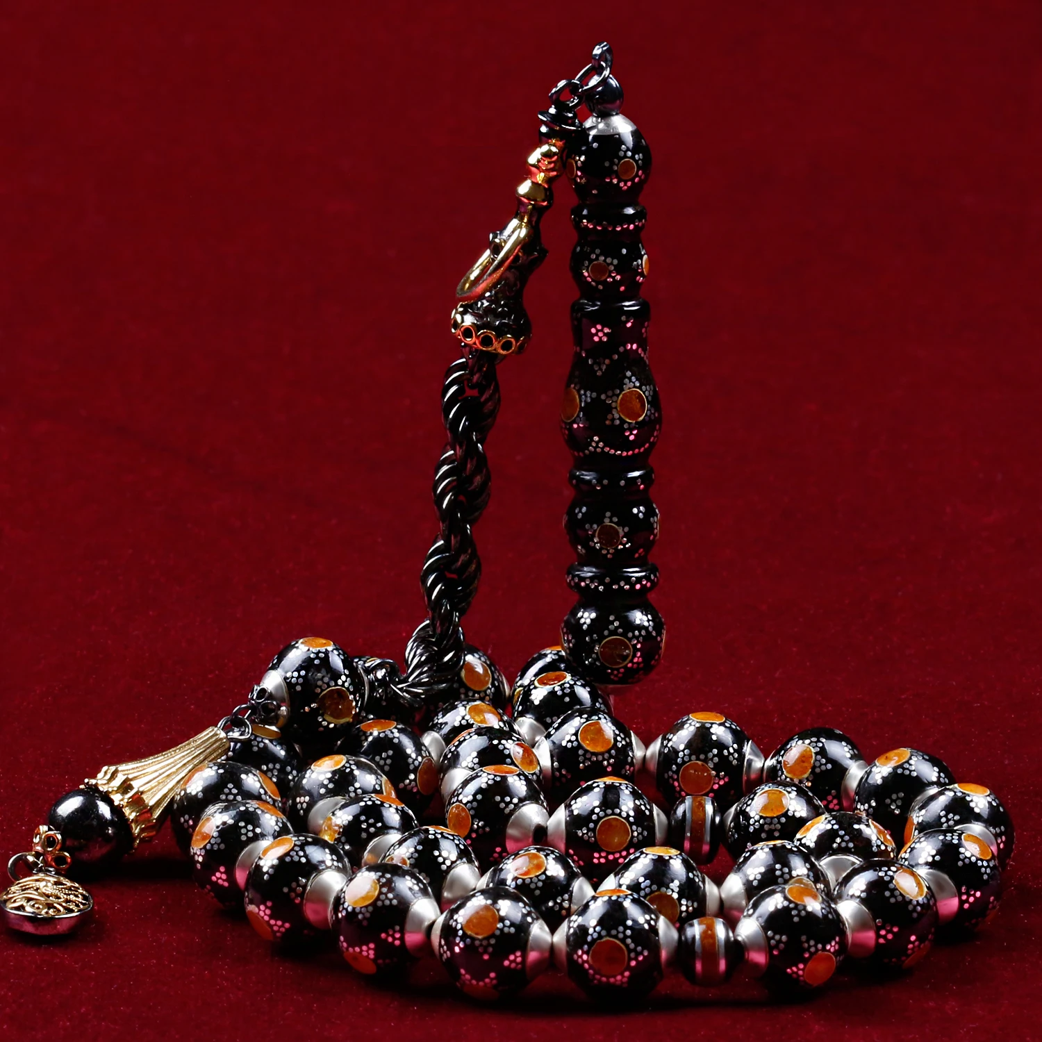 

Veined Special Tone Tightened Amber Tasbih Fashion Turkish Premium Quality Handmade Jawelery