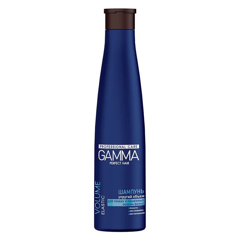 Шампунь GAMMA PERFECT HAIR упругий объём для тонких и лишенных объема волос (АО