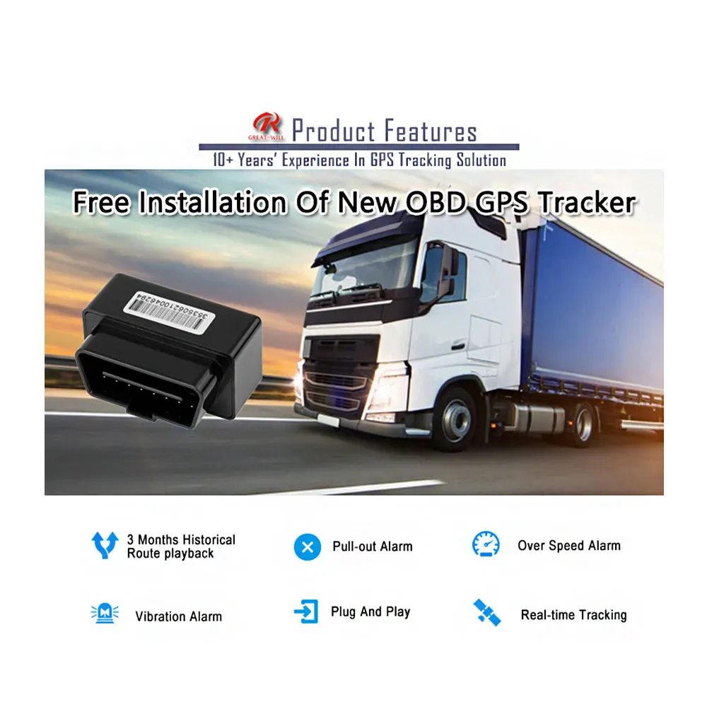 Togee Mini OBD GPS трекер Автомобильный устройство слежения автомобильный