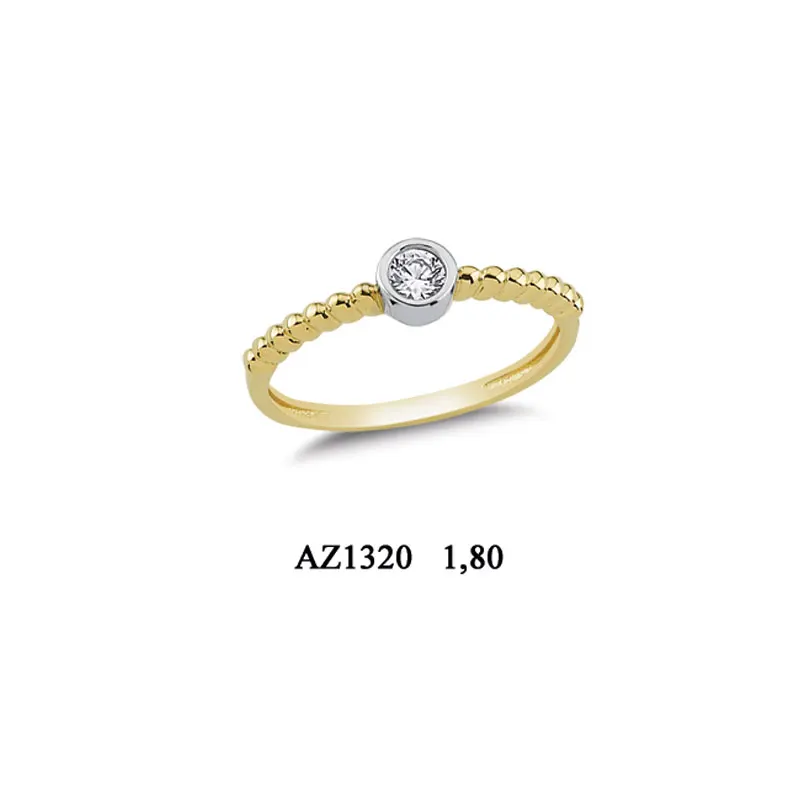 

14K Solid Gold Engagement Ring for Women
