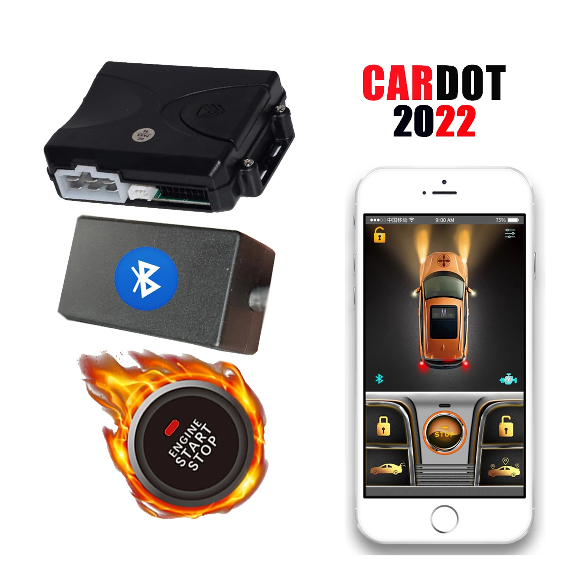 

Автомобильная сигнализация Cardot, управляемая автомобильная система дистанционного запуска и остановки двигателя для российских дизельных ...