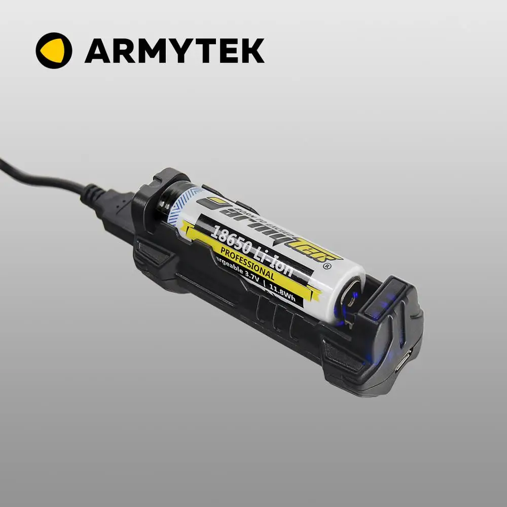Компактное универсальное зарядное устройство Armytek Handy C1 Pro с функцией Powerbank для Li