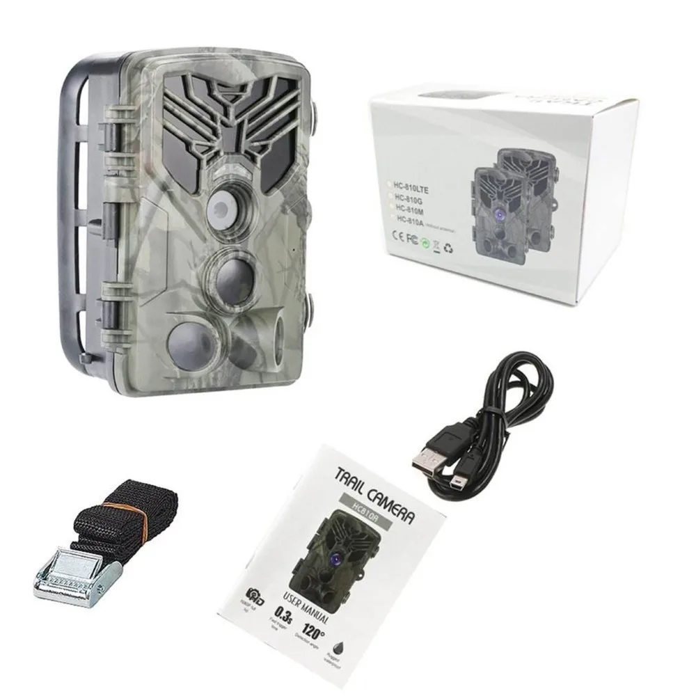 

HC-810 4G 3G Hunting Trail Camera 20MP 1080P SMS/MMS/SMTP Photo Trap For Hunting 0.3s Trigger Forest Camera ооа и снаѬяжение