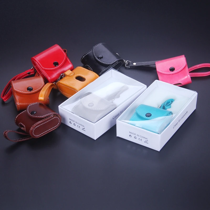 

Suitable For Airpods Earphone Protective Case 1 2 leather Case Keychain Anti-lost Bag Apple Wireless Bluetooth Earphone Box