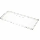 Панель выдвижного ящика морозильной камеры для холодильника Аристон, Индезит (прозрачная) 45.519.5 см C00385667  C00372744