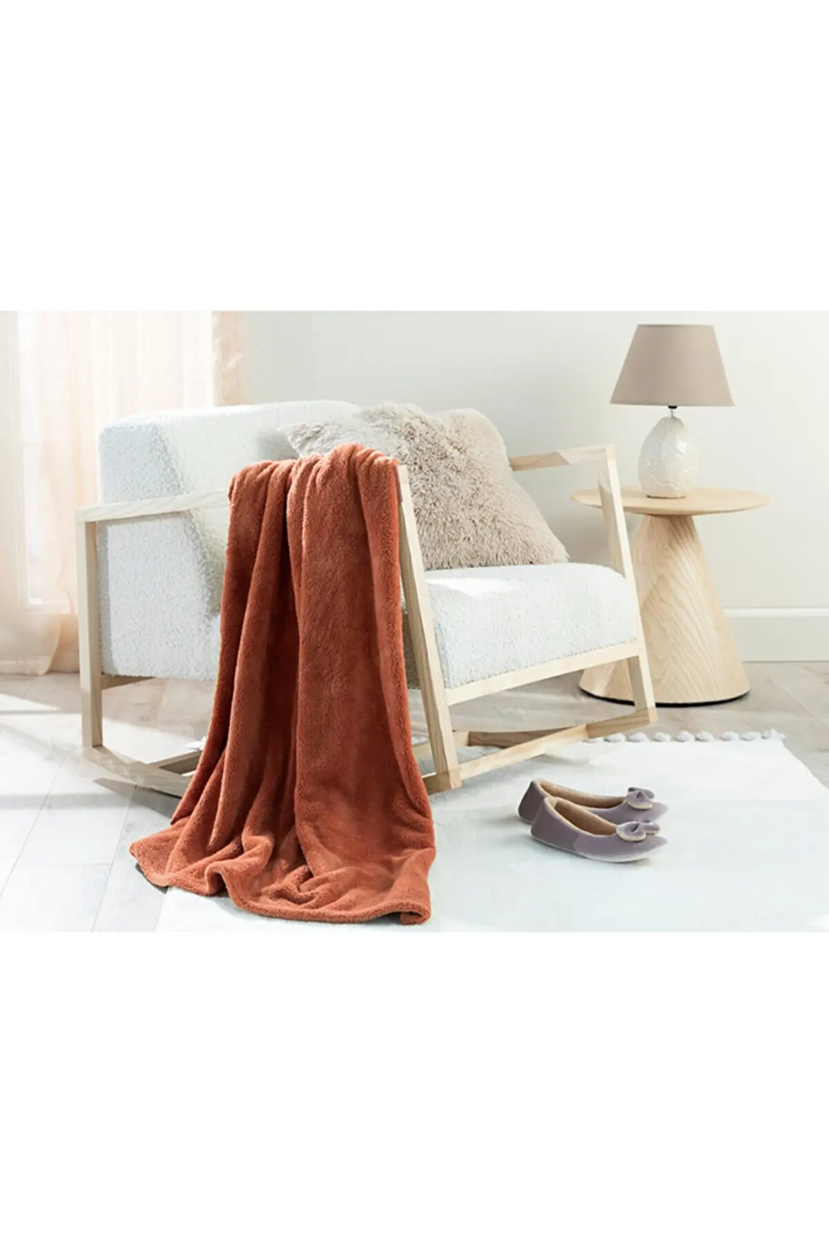

Tv Blanket 120x170 Cm-Color-New Generation-High Quality-Home-Room-Machine washed-Cotton-Polyester