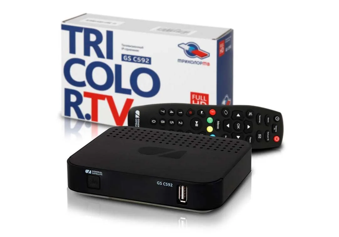 ресивер триколор c592. Gs с592 ресивер триколор. приемник ip телевизионный gs c592. General satellite gs c592. ресивер триколор тв gs c592.