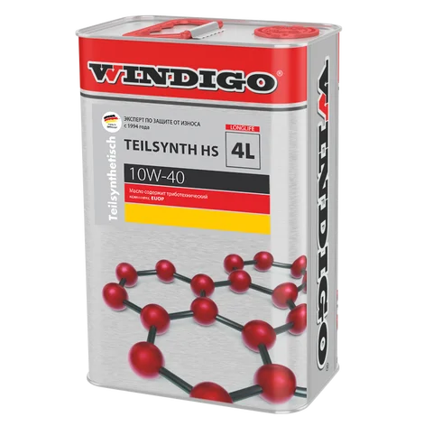 Моторное масло WINDIGO TEILSYNTH HS 10W-40,1л. арт WHS0125001