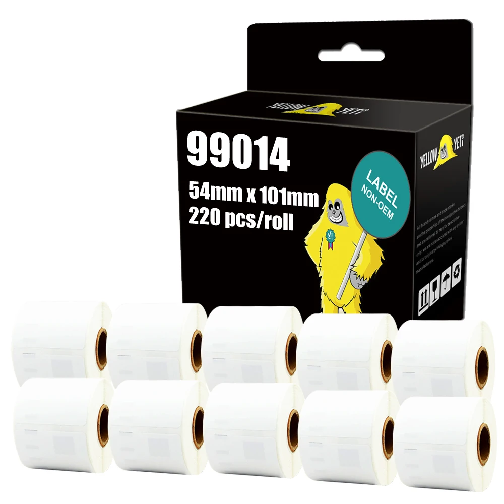 10 ролл Dymo 99014 производитель этикеток совместим с DYMO labelwriter 330 400 Seiko SLP 200 220 адрес
