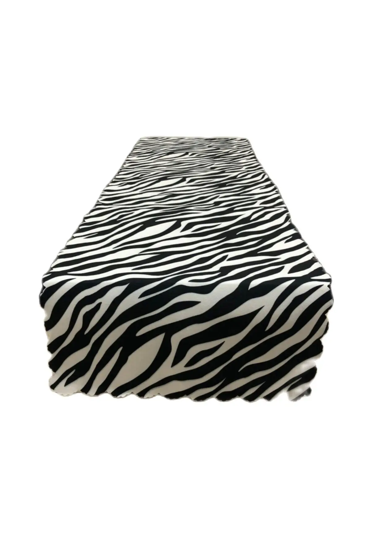 

40x140 cm Luxury Table Runner with Tassels for Dining Table Wedding Party Christmas Cake Floral Soft Tablecloth Zebra