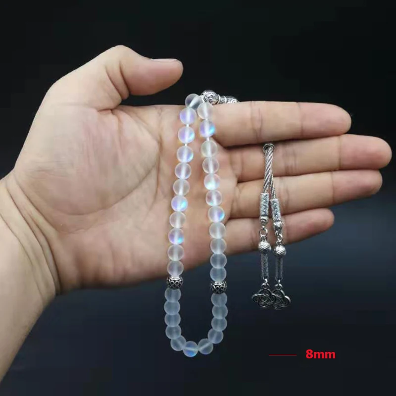 Австрийский Кристалл tasbih 33 66 99 бусины с металлической кисточкой стиль хрустальные женские молитвенные бусины Подарок мусульманские четки