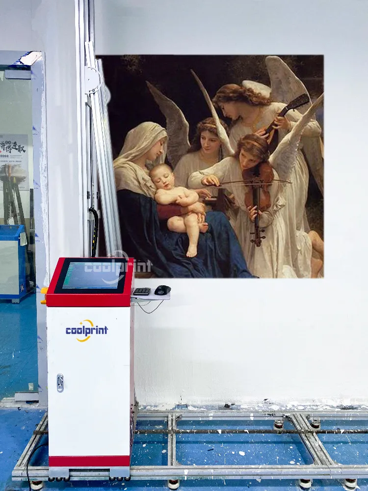 3D УФ вертикальный настенный принтер цифровой для струйной печати лака прямая