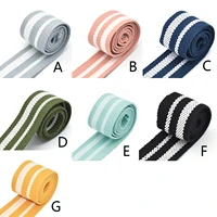 38mm nylon webbing canvas ribbon polyester striped webbing belt purse strap handbag handle sewing bag pet collars leash