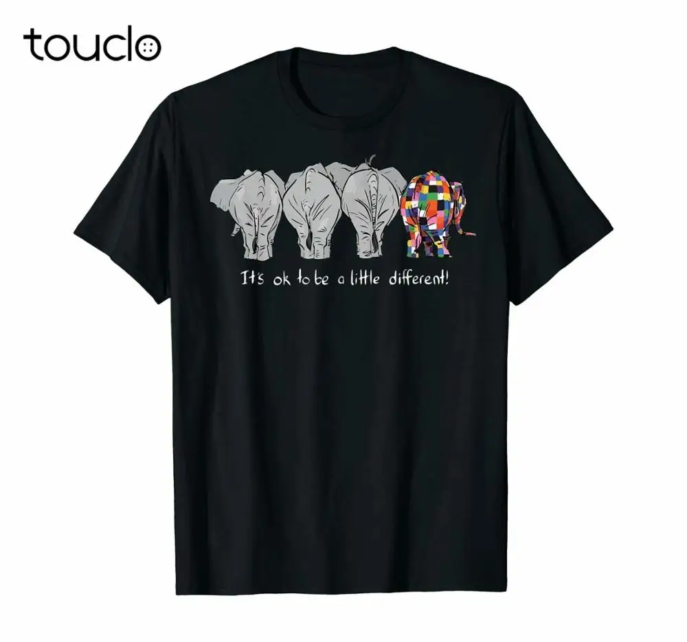 

It's Ok To Be A Little Different - Elephant Funny T-Shirt