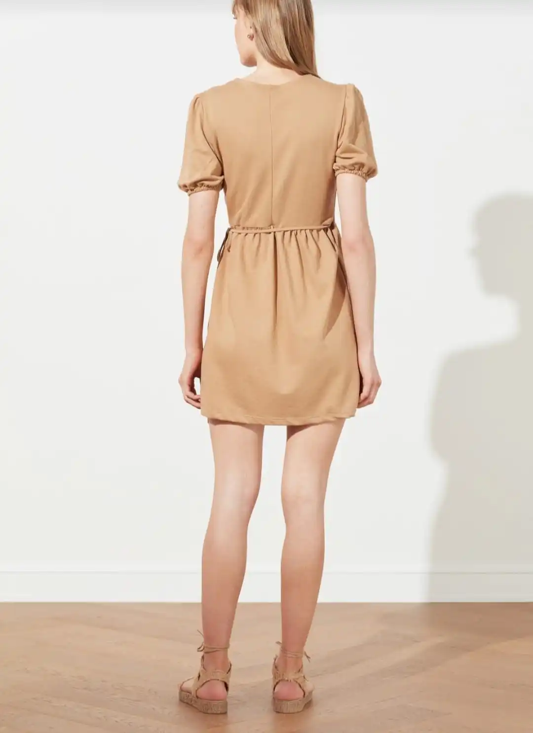 Норковый двойной воротник до груди трикотажное платье. Женские размеры платья xs s