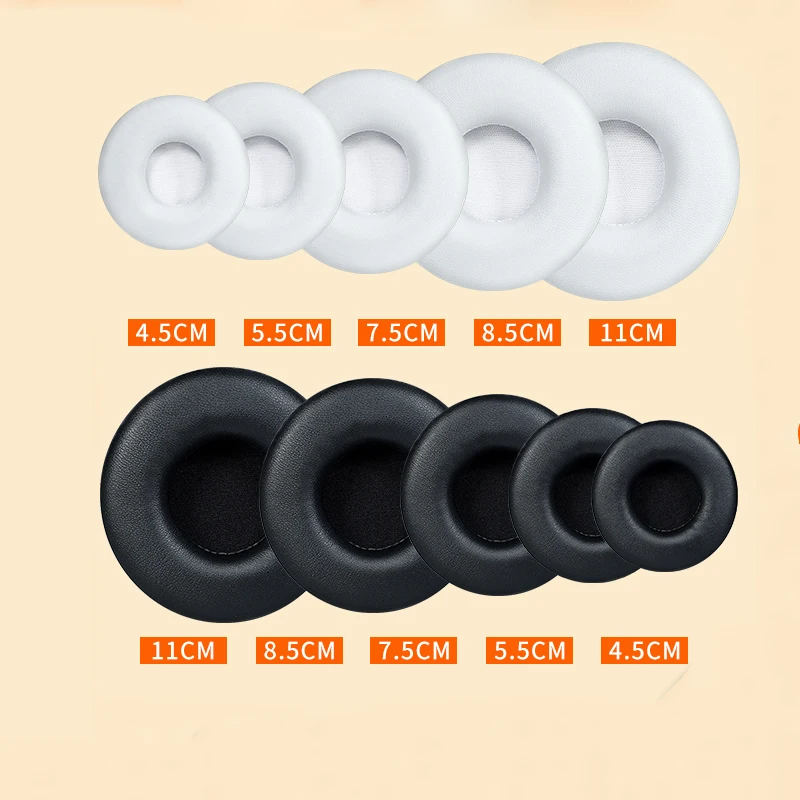 

Soft PU Earpad 45mm 50mm 60 65 70mm 75 80 85 90 95 100 105 110mm for Sony for AKG for Sennheiser for ATH for Philips Headphones