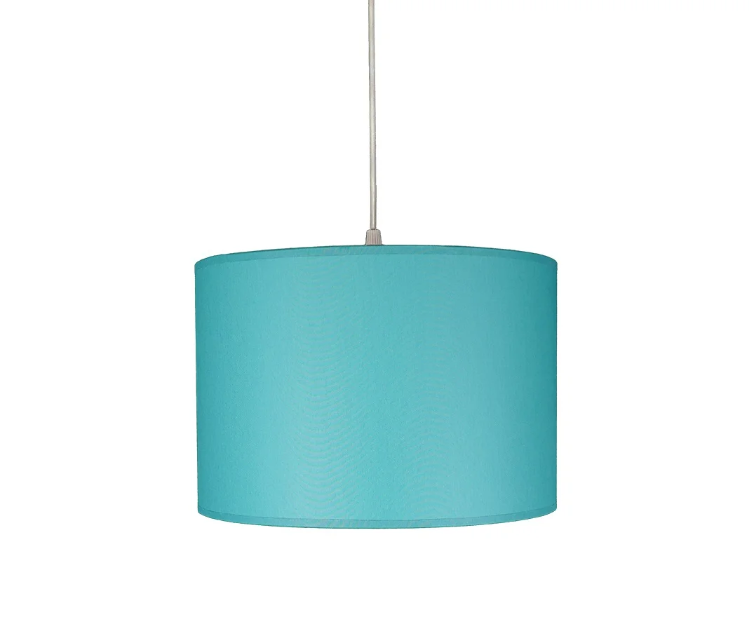 

Senay Lightning, Cylinder Fabric Chandelier-Turquoise