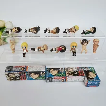 Caja ciega de ataque a los Titanes, muñecos de Anime al azar, 4 cajas Erwin, juguetes para niños, modelo lindo, figura de dibujos animados, adornos, regalos Y562