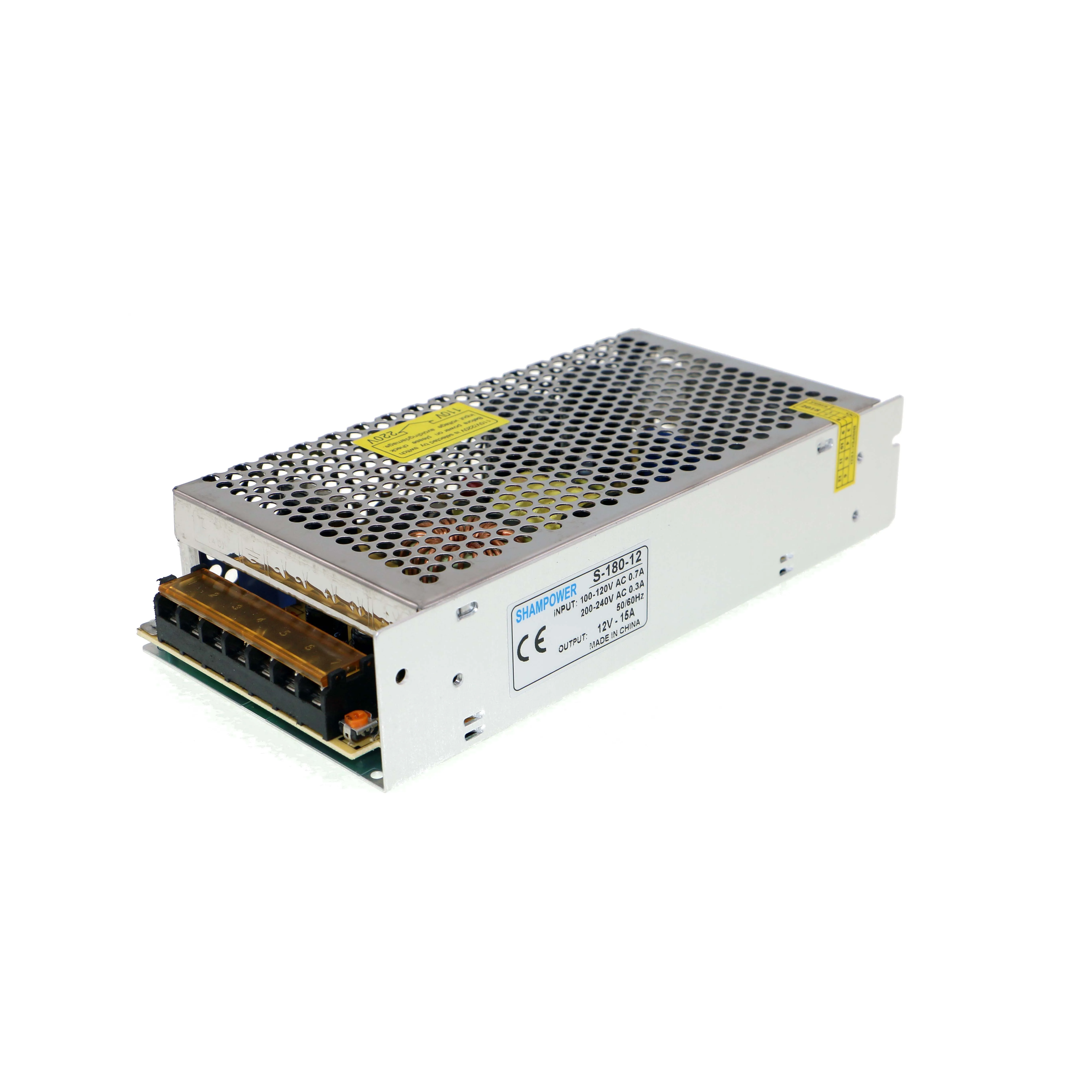Фиктивные Мощность переключение Питание AC110V/220 V постоянного тока до DC12V1A 2A 5A 10A 15A 20A 30A 10 Вт 24 Вт 60 Вт 240 Вт 360 Вт Светодиодные ленты источник Мощность адаптироваться - Цвет: 12V 15A 180W