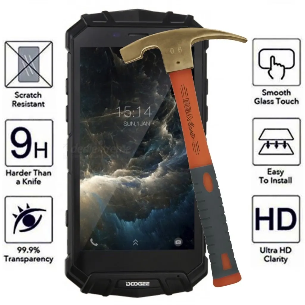 Советы TODOPHONESTORE защита экрана совместимы с DOOGEE-S60 закаленное стекло защитой от