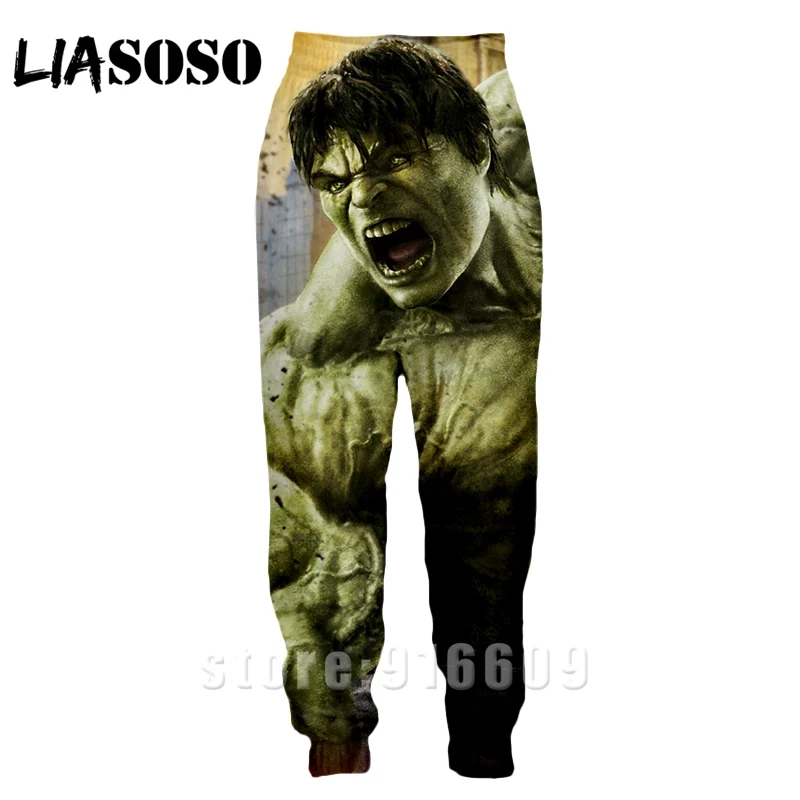 16 3d принт для мужчин и женщин Полная длина jogger дети Sweatpant зимние брюки с логотипом Халк Аниме Мстители повседневные забавные Топ спортивные брюки A368 - Цвет: 16