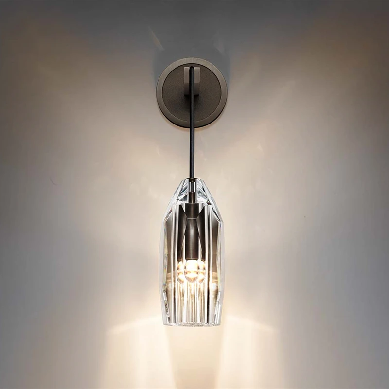 

Priscilla Modern Crystal Wall Light Fixture