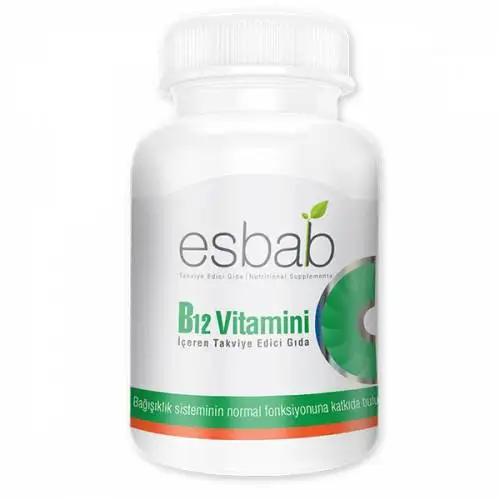 BioBellinda 100% Ecological and Vegan Esbab Food Supplement Containing Vitamin B12 - 30 Capsule