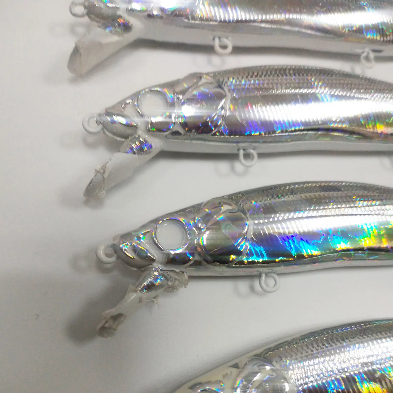 Iscas de Pesca Duro com o Sistema de Transferência de Peso 11cm 13g Versão Holográfica Jerkbaits Naufrágio Lento Minnow Crankbait 20 Pçs - Set ko 5 Iscas artificiais