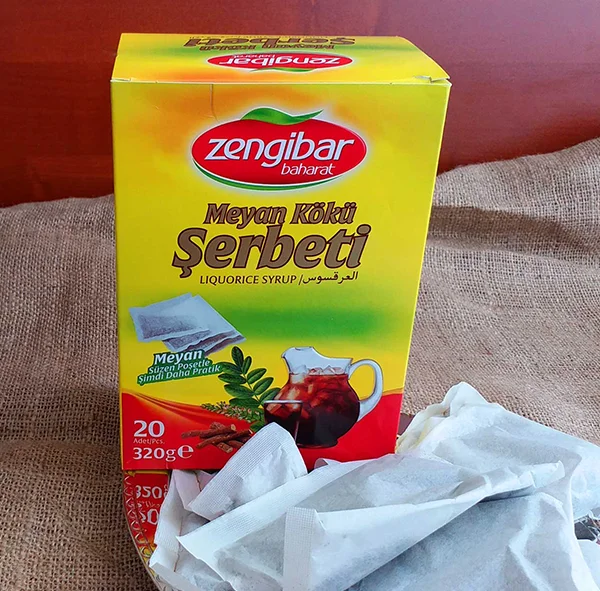 Лакричный сироп Zengibar лакричный экстракт 20 мешков 320 г вкусный напиток