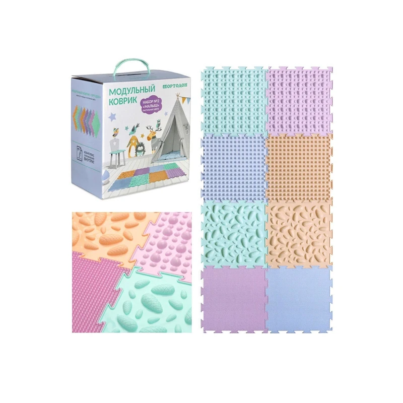 ОРТОДОН массажный акупунктурный ортопедический модульный коврик-пазл