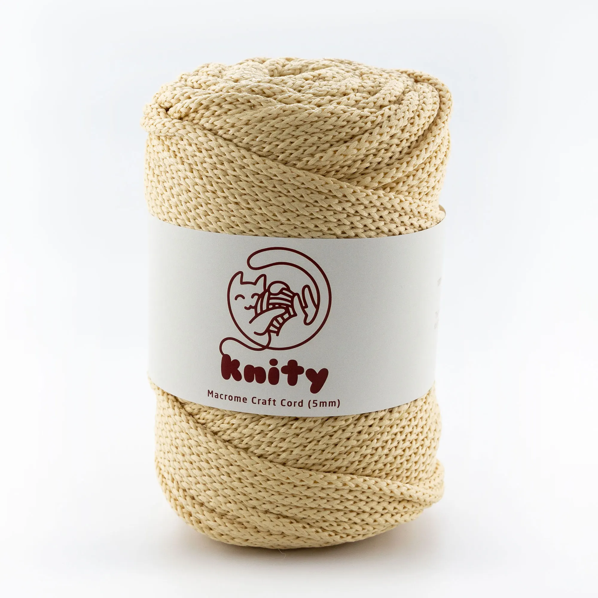 

Вязаный крючком шнур Knity для макраме 5 мм, пряжа 100 м, плетение крючком, плетение, плетеная цепочка, нить ручной работы, веревка, натуральная плетеная тесьма