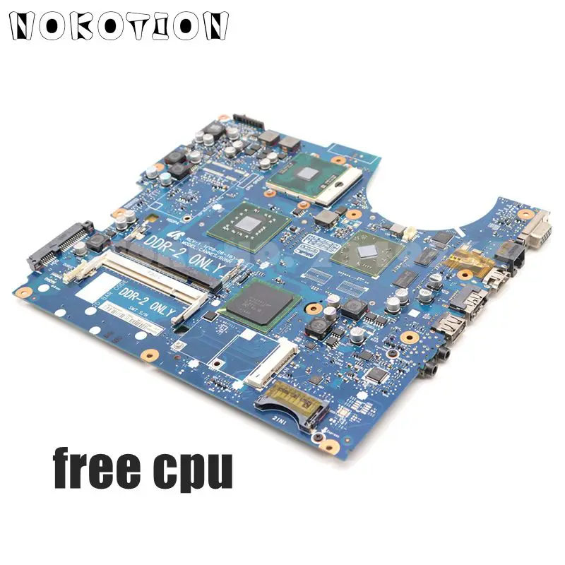 NOKOTION для Samsung NP-R522 R522 материнская плата ноутбука BA92-05738A BA92-05738B PM45 DDR2 Бесплатный ЦП |