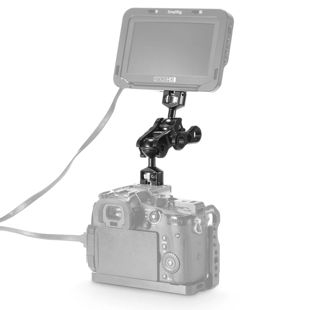 SmallRig Регулируемый фрикционный артикулирующий рычаг с двойной Ballheads (1/4 &quotи 3/8&quot