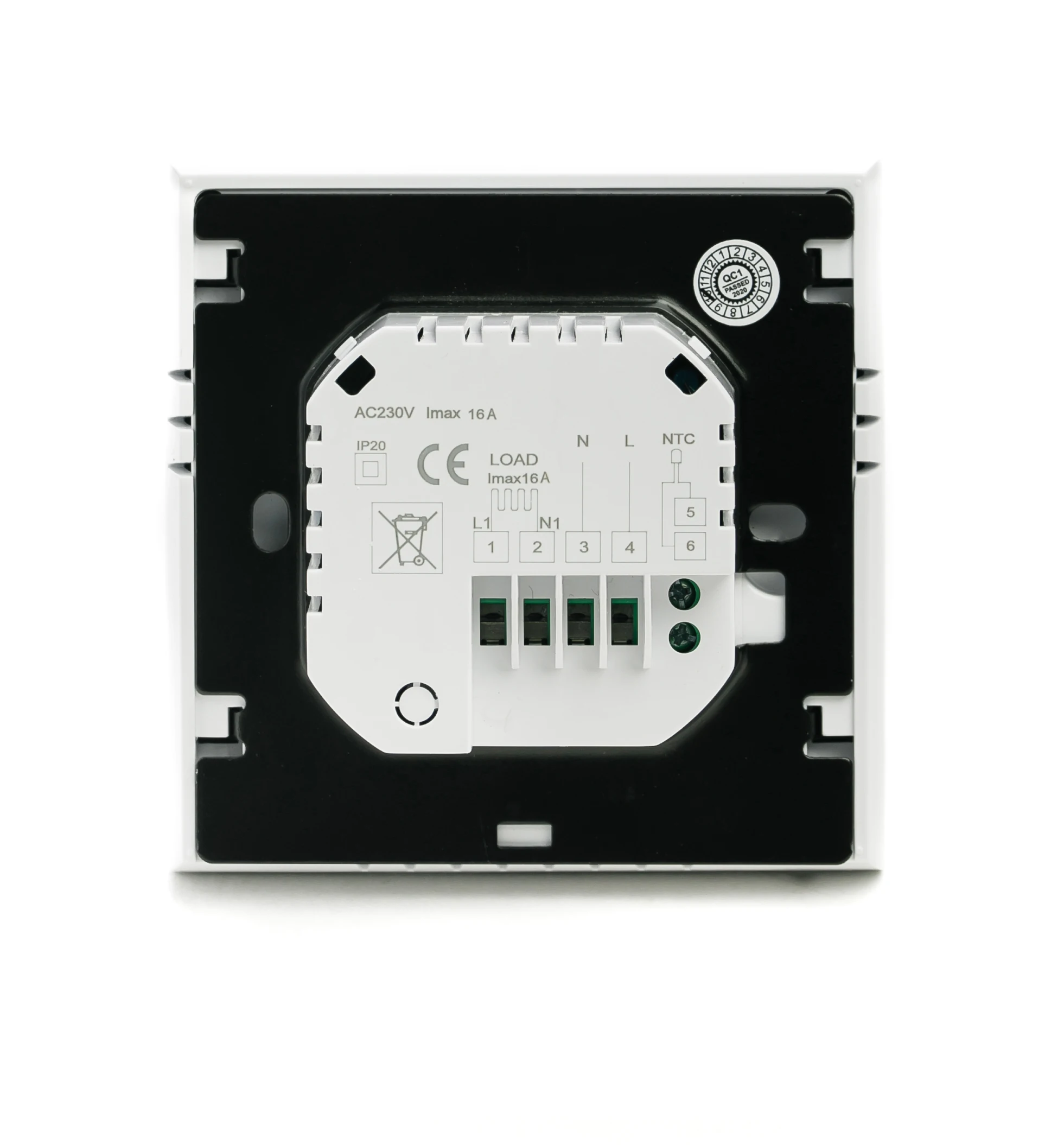 Терморегулятор для инфракрасного пола X1S.113 white / Программируемый термостат |