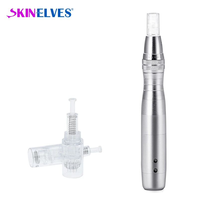 10 шт. винт микро иглы Dr ручка Дерма микроиглы в картридже 9 12 36 42 Pin Microneedling для
