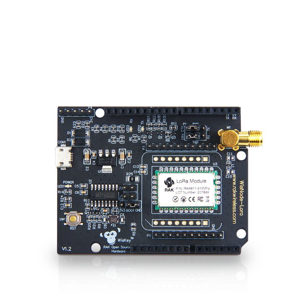 WisDuino оценочная плата | RAK811 Поддержка AS923 868/915/433/470MHz LoRa/TTN RAKwireless|lora arduino|board boardlora shield