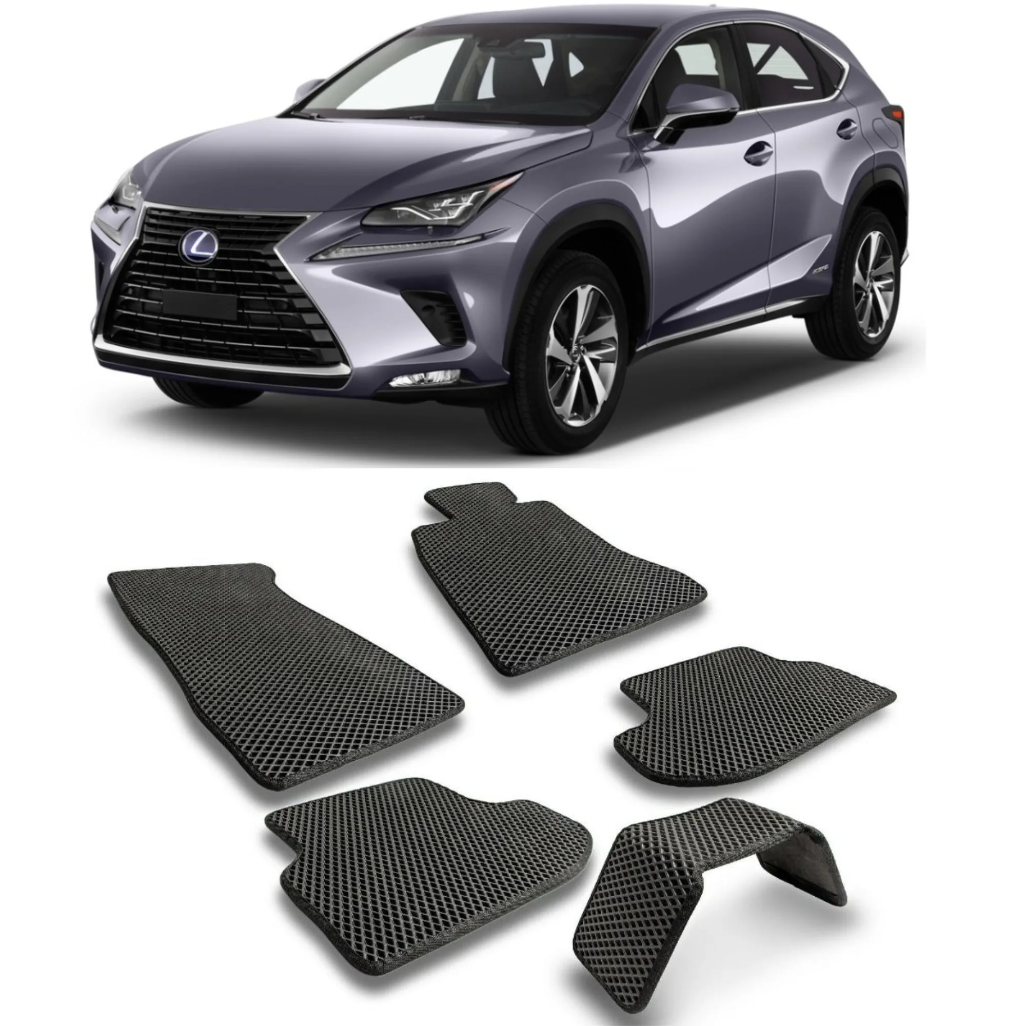 Автомобильные Ева Эва Коврики CT-0328 Для Салона Аксессуар На Пол Авто Lexus NX200 (Z10)