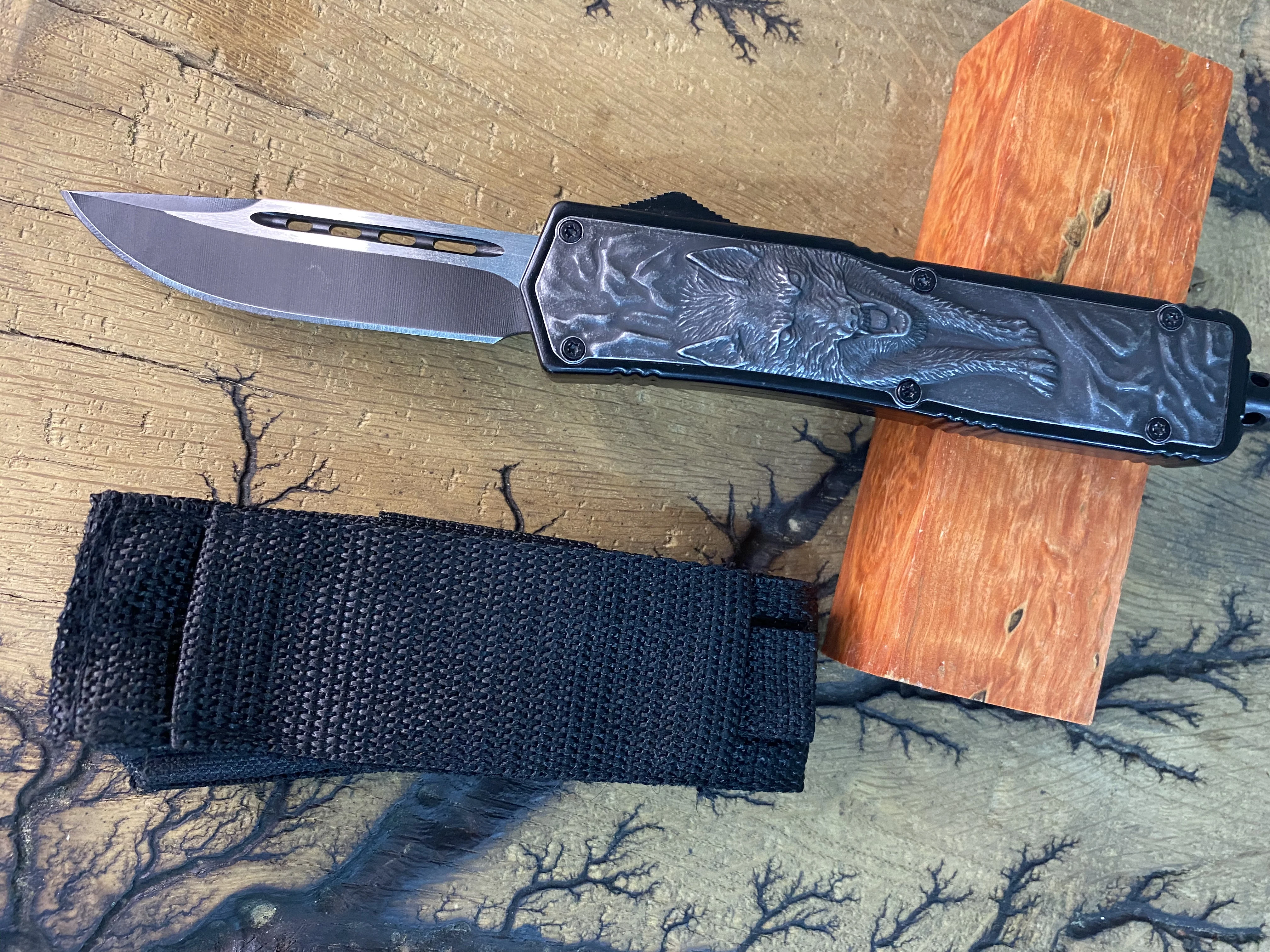 Нож автоматический выкидной microtech волк|Ножи| |