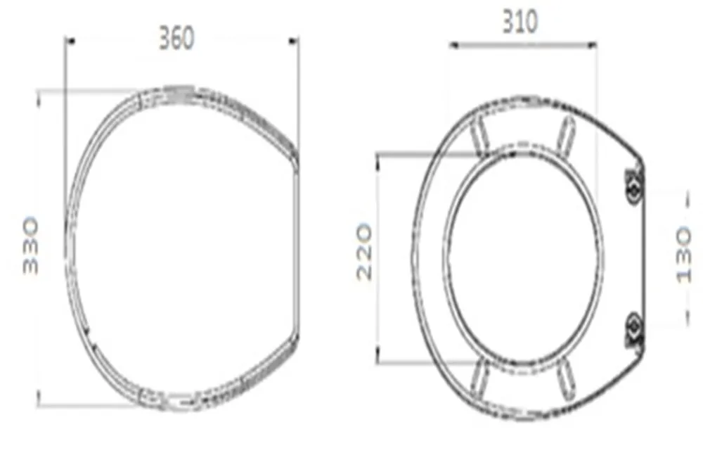 Мягкий белый чехол для унитаза Softy Jumbo с узором|Унитазы| |