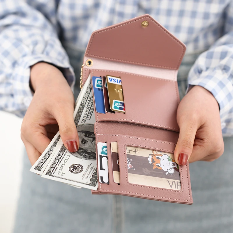 LTBOOS кошелек для девочек короткий студенческий корейский вариант милой моды