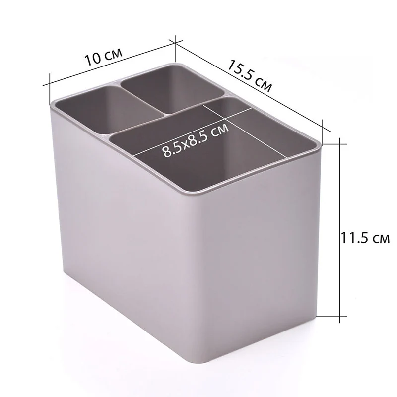 Подставка для столовых приборов АЛЕАНА 3 секции съемный поддон |
