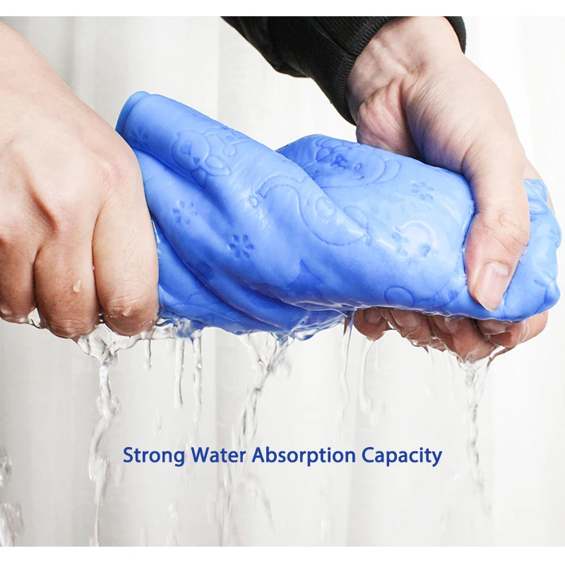 Полотенце для домашних животных полотенце для собак быстросохнущее супер впитывающее PVA ванна с защитой отлично подходит для собак и кошек легко чистить банное полотенце ткань портативная