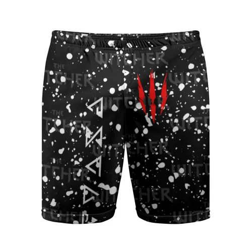 Мужские шорты спортивные The Witcher.|Мужские шорты| |