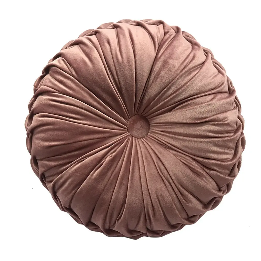 

Round chair cushion PP cotton pumpkin cushion, used for terrace family car office floor cushion, plug-in filling memory foam