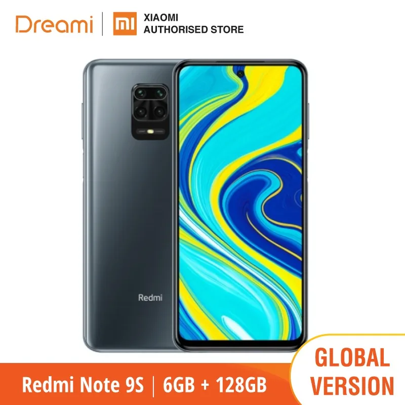 Глобальная версия Xiaomi Redmi Note 9S 6 ГБ ОЗУ 128 памяти жесткого диска (Фирменная