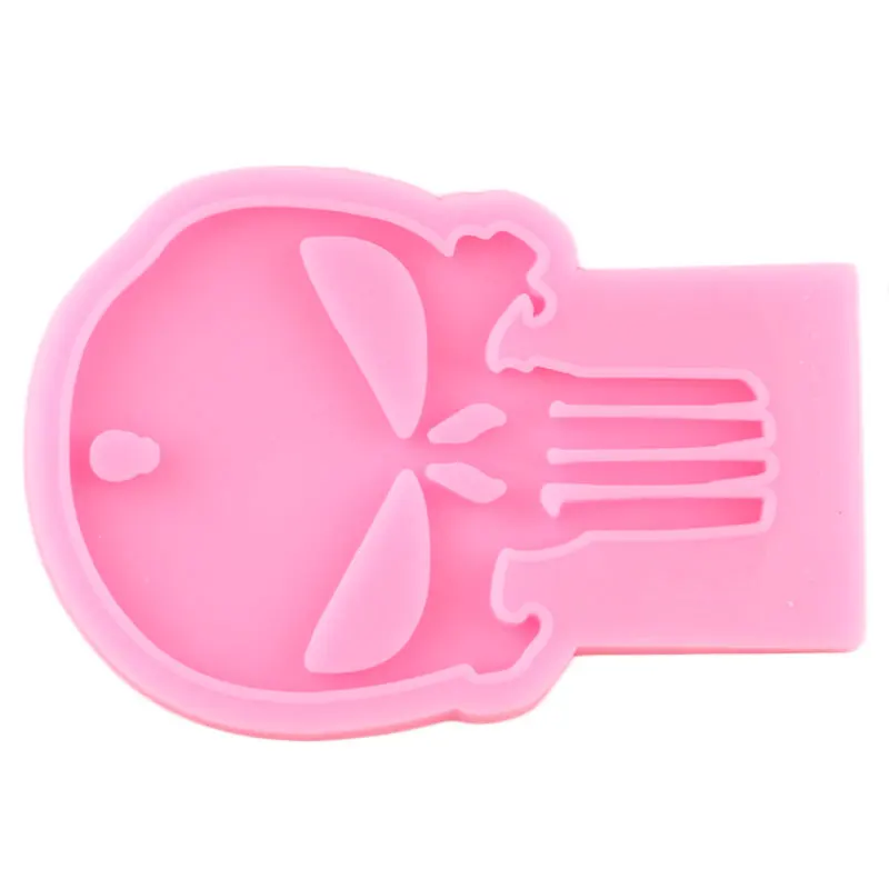 Блестящие силиконовые формы в виде черепа на Хэллоуин для самостоятельного